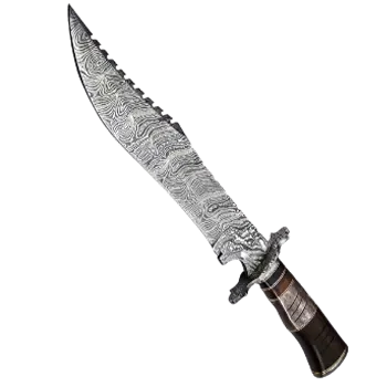 Damascus Steel 15 Inches Hunting Knife