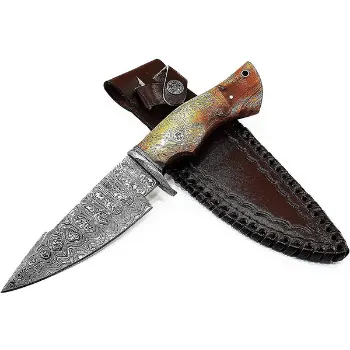 Damascus handmade hunting Knife