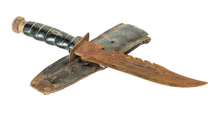 How to Clean a Rusty Bowie Knife